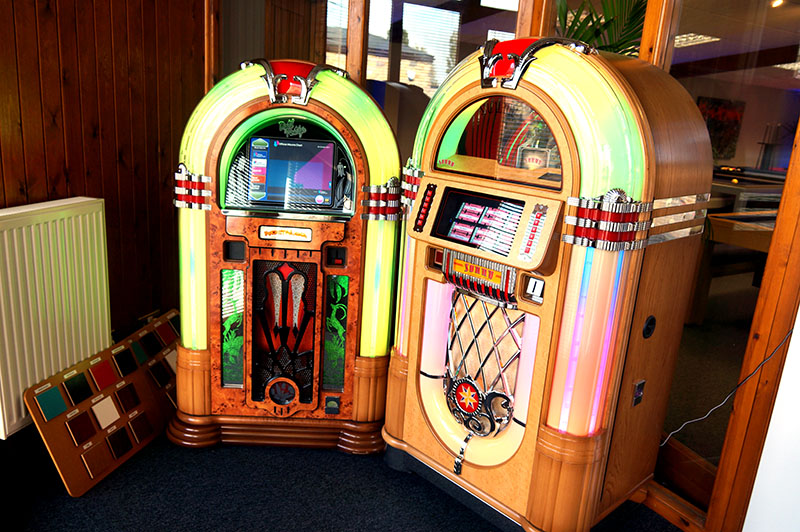 Sound Leisure Digital and CD Jukeboxes - On Display in Showroom